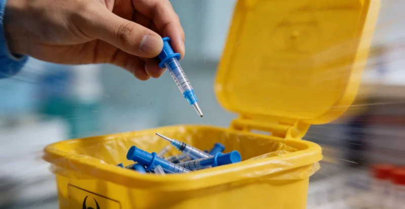 基因检测实验室工作场景