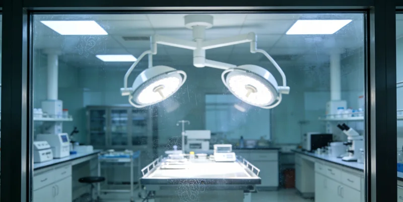 专业人士正在向客户解释基因检测