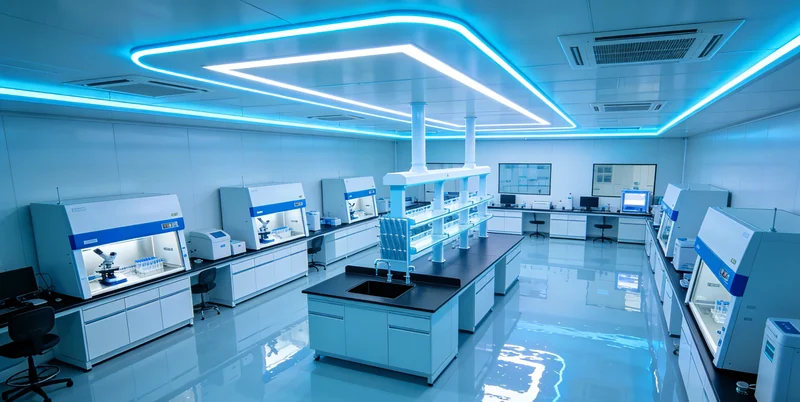 专业实验室内,技术人员正在操作