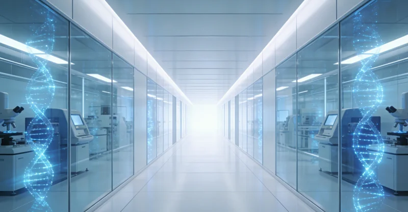 医生在诊室内，手指着平板电脑上