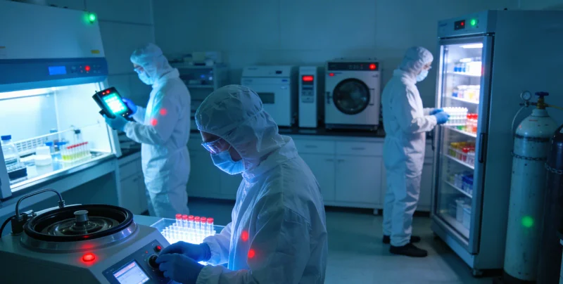 示意图:本地实验室检测与外地送