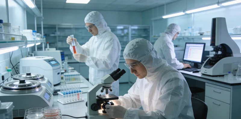 实验室人员进行mNGS测序前处