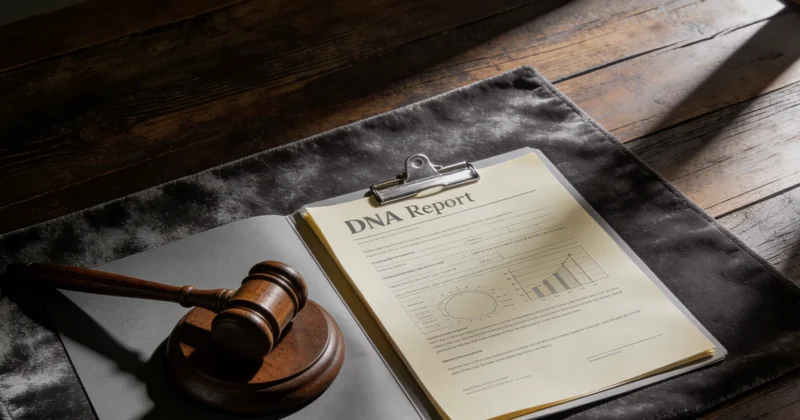 遗传咨询师正在为客户解读基因检