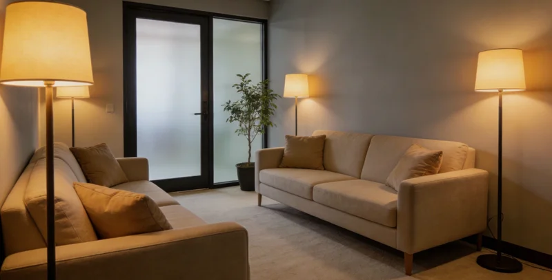 遗传咨询顾问与咨询者家庭正在沟