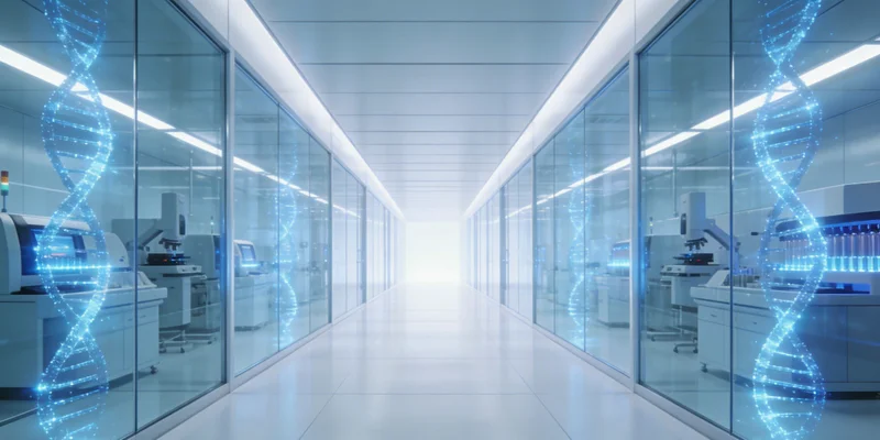 一位年轻女性在诊室与医生共同查