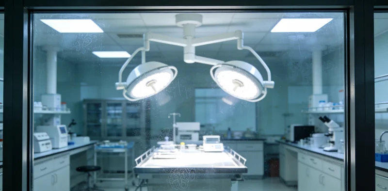 展示实验室进行PCR基因扩增的