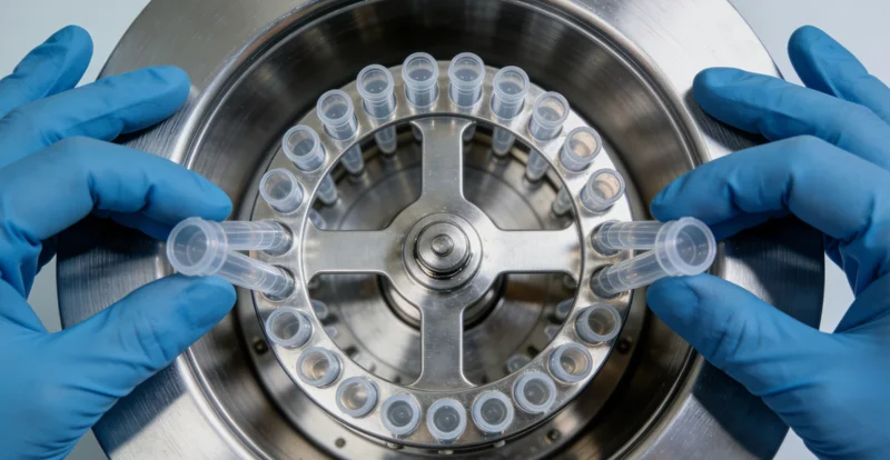 专业人员在客户家中进行采样