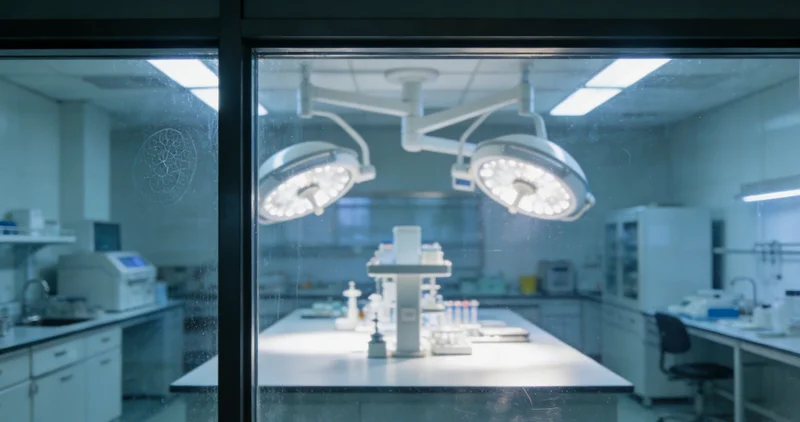 专业基因检测实验室工作场景