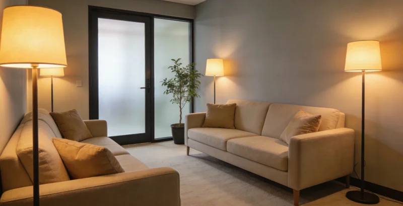 一位医生正在电脑前与患者家属沟