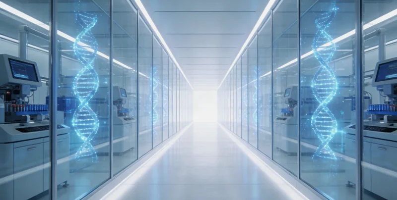 医生正在向咨询者详细解读基因检