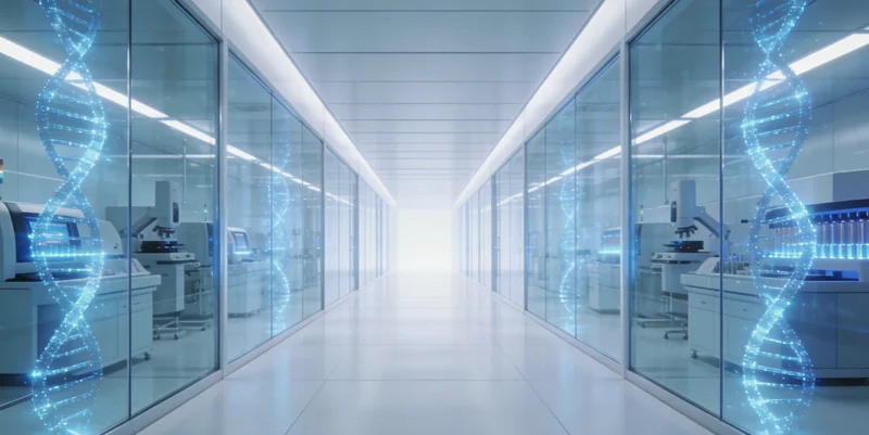 专业人员正在进行血液样本采集