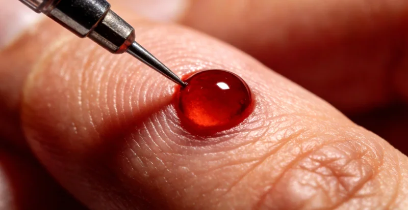 一位女性正在思考健康问题，背景与乳腺癌预防相关