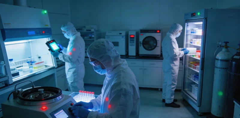 展示正规基因检测实验室所获得的