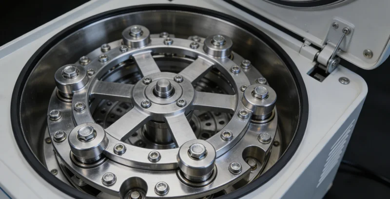 实验室内技术人员操作PCR仪进