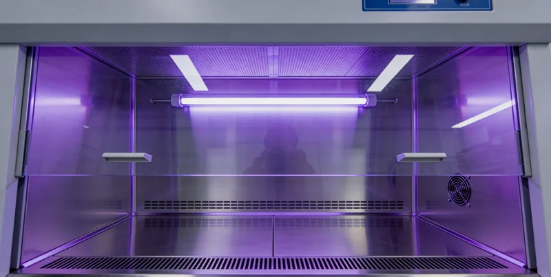 专业实验室内部，科研人员操作精