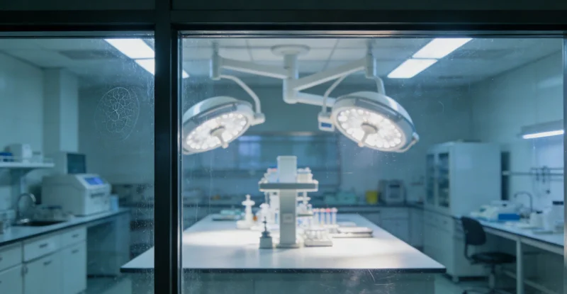 现代化医学检验实验室中,技术人