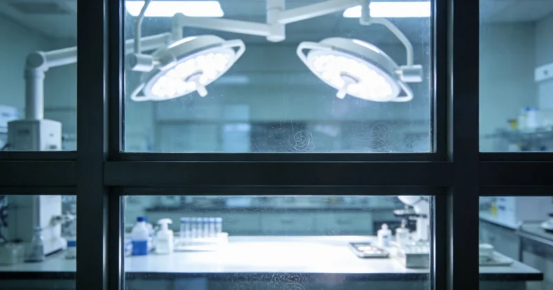 万核基因实验室内，工作人员操作