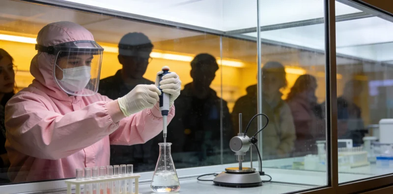 高科技分子诊断实验室内部,技术