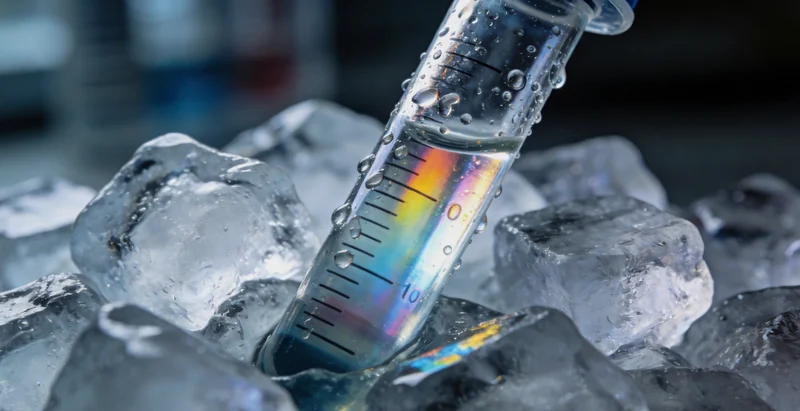 示意图展示支气管镜进行肺泡灌洗