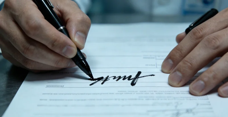 专业人士在办公室内，手持检测报