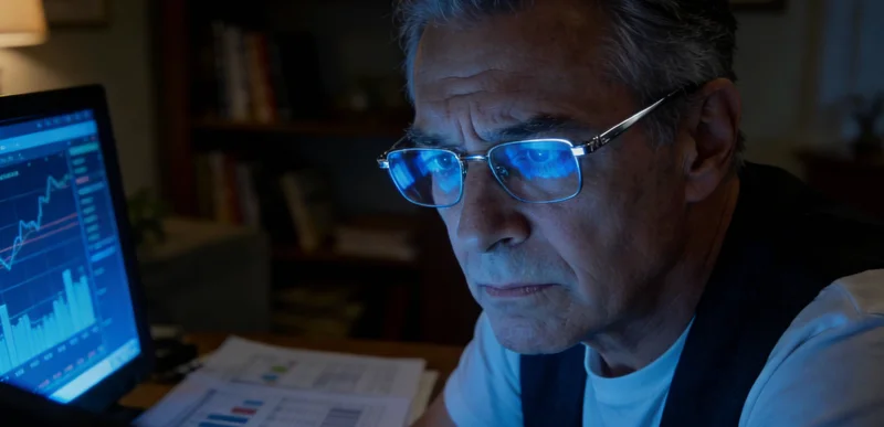 医生在电脑前认真分析mNGS检