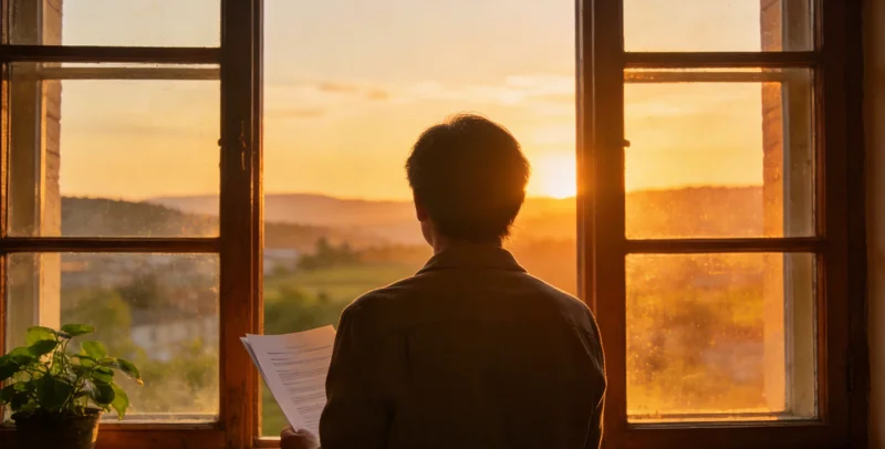 一位年轻女性在办公桌前捂着腹部