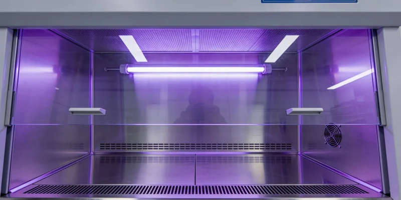 实验室技术人员正在操作基因测序