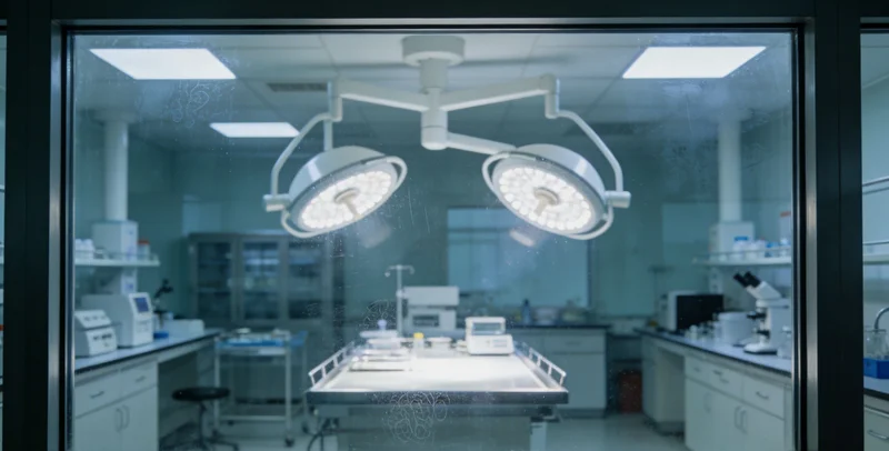 现代化医学实验室内部,科研人员