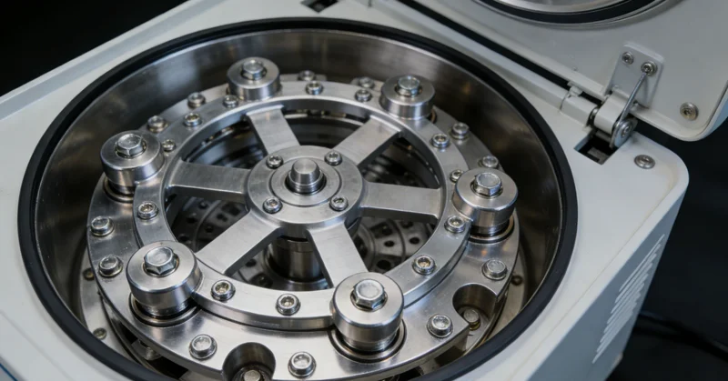 身着白大褂的实验室技术人员正在