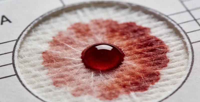 专业人员正在进行静脉血采集操作