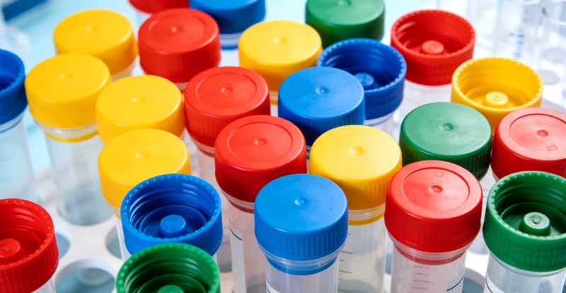 专业基因检测实验室工作场景