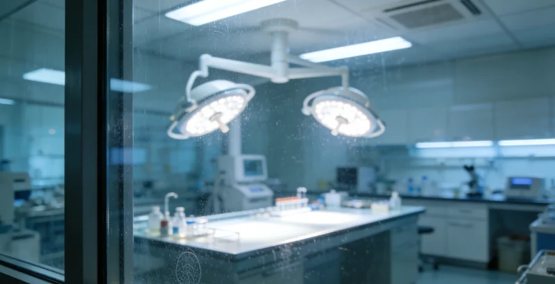 专业医生为女性讲解基因检测报告,场景温馨专业