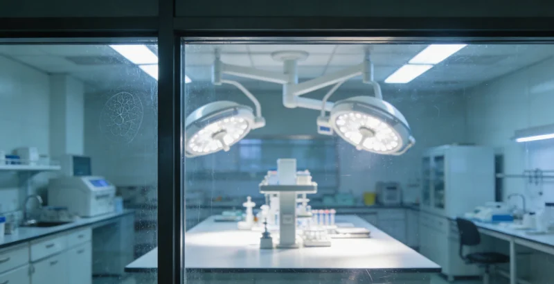 实验室内,技术人员正在操作精密