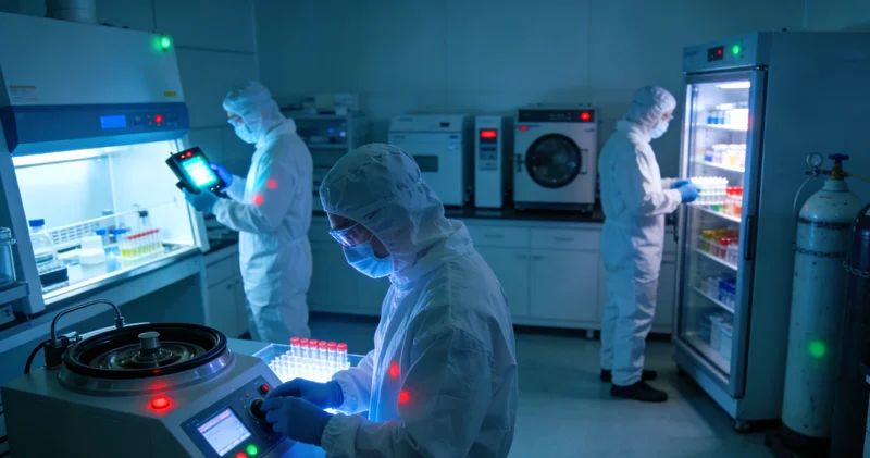 两份不同的基因检测报告在桌上进