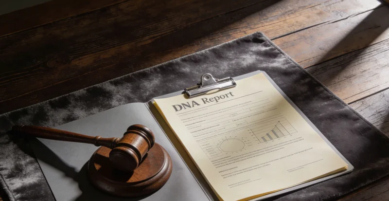 医生在办公室与患者家属共同查看