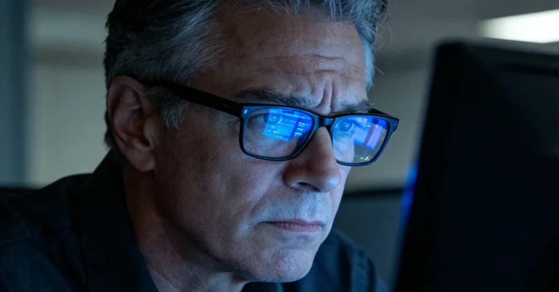 医生在诊室向咨询者详细解读基因