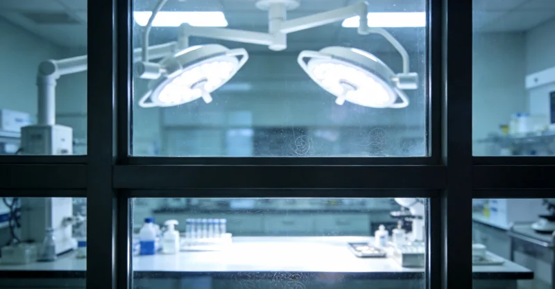 高科技基因测序仪器工作场景