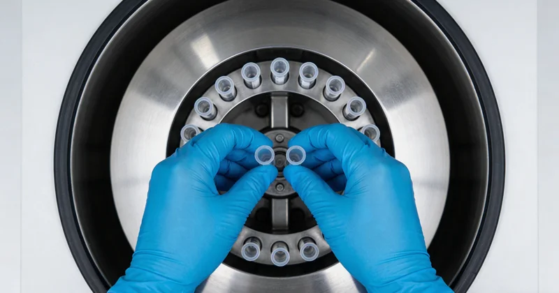 一位医生正在显微镜下观察病理切