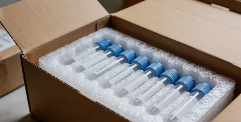 医疗人员正在进行支气管镜采样操