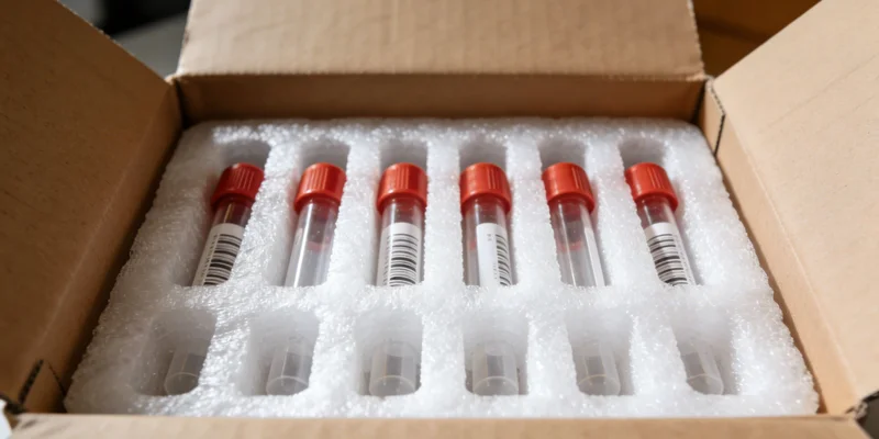 医生为患者家属解读检测报告场景