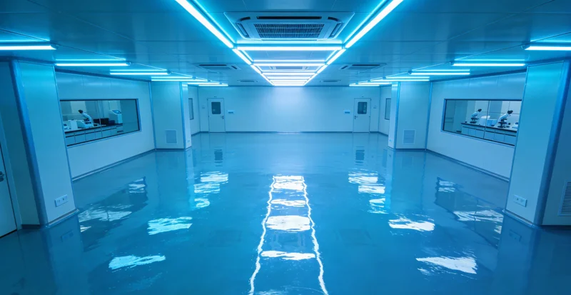 专业实验室进行基因检测的工作画