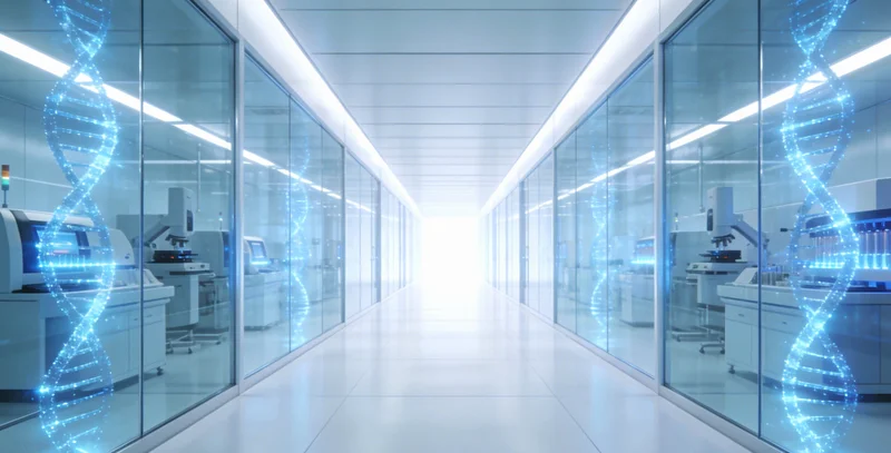 专业人员为咨询者解读基因检测报