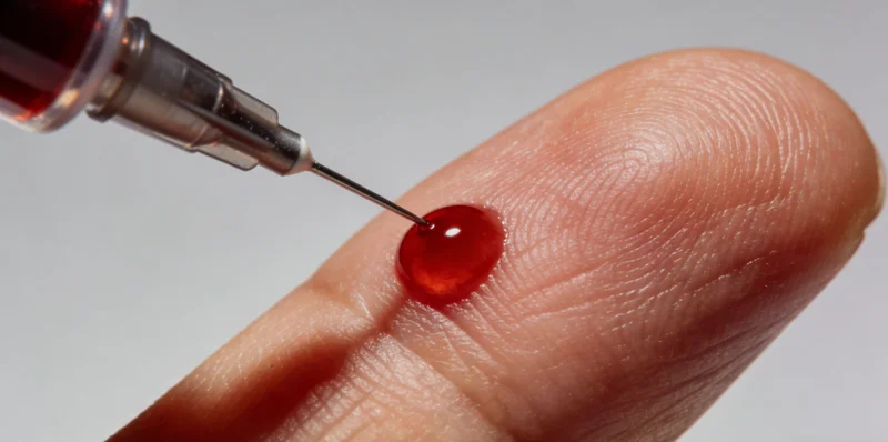 医生与患者家属进行检测结果沟通