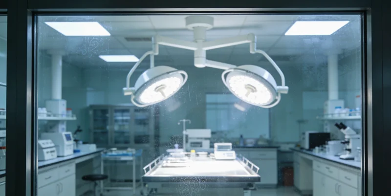 现代化基因检测实验室设备展示