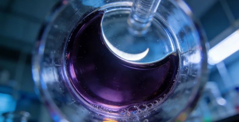 医生在诊室内向患者解读基因检测