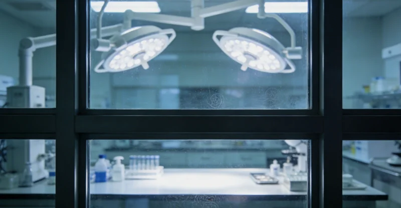 专业人士在实验室分析基因检测报告