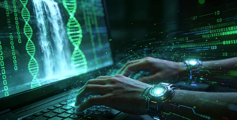 医生与患者家属讨论检测报告