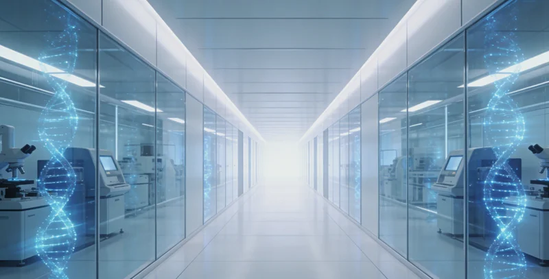 示意图:公立医院、第三方实验室