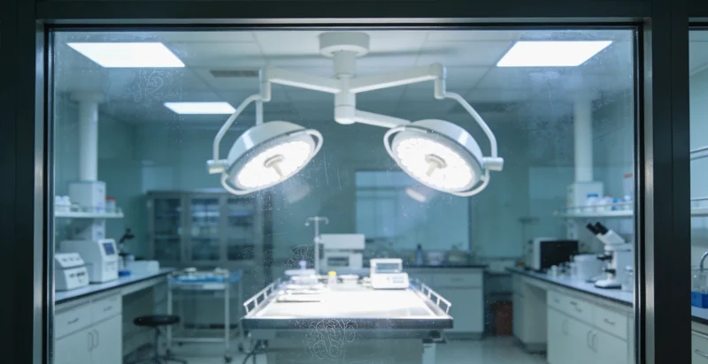 现代化基因检测实验室内部工作场