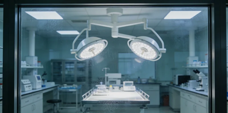 专业基因检测实验室内部工作场景